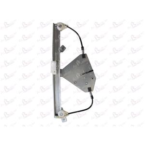 Window Regulators, Rear Right Electric Window Regulator Mechanism (without motor) for OPEL ASTRA J Saloon, 2012 2015, 4 Door Models, One Touch/AntiPinch Version, holds a motor with 6 or more pins, AC Rolcar