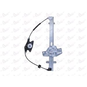 Window Regulators, Front Right Electric Window Regulator Mechanism (without motor) for HYUNDAI ACCENT (MC), 2005 2010, 4 Door Models, WITHOUT One Touch/Antipinch, holds a standard 2 pin/wire motor, AC Rolcar