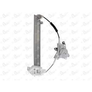 Window Regulators, Rear Right Electric Window Regulator Mechanism (without motor) for HYUNDAI LANTRA Mk II (J ), 1995 2000, 4 Door Models, WITHOUT One Touch/Antipinch, holds a standard 2 pin/wire motor, AC Rolcar