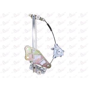 Window Regulators, Front Left Electric Window Regulator Mechanism (without motor) for HYUNDAI COUPE (RD), 1996 2002, 2 Door Models, WITHOUT One Touch/Antipinch, holds a standard 2 pin/wire motor, AC Rolcar