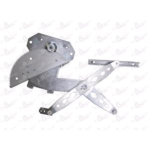 Window Regulators, Front Right Electric Window Regulator Mechanism (without motor) for OPEL SIGNUM, 2003 2008, 4 Door Models, One Touch/AntiPinch Version, holds a motor with 6 or more pins, AC Rolcar