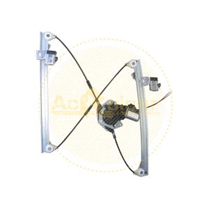 Window Regulators, Front Right Electric Window Regulator (with motor) for Mercedes A CLASS (W169),  2004 2012, 4 Door Models, WITHOUT One Touch/Antipinch, motor has 2 pins/wires, AC Rolcar