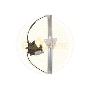 Window Regulators, Front Left Electric Window Regulator (with motor) for MAZDA 6 Hatchback (GG), 2002 2007, 4 Door Models, One Touch/Antipinch Version, motor has 6 or more pins, AC Rolcar