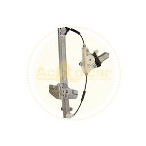 Window Regulators, Rear Right Electric Window Regulator (with motor) for Kia Rio III Saloon (UB), 2011 , 4 Door Models, WITHOUT One Touch/Antipinch, motor has 2 pins/wires, AC Rolcar