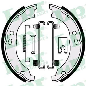 Brake Shoes, LPR Handbrake Shoe Set   01003, LPR