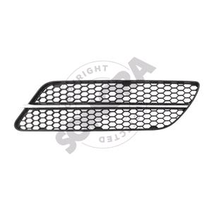Grilles, Alfa Romeo 147 2005 Onwards LH (Passengers Side) Front Bumper Grille, Inner, With Chrome Moulding, TUV Approved, 