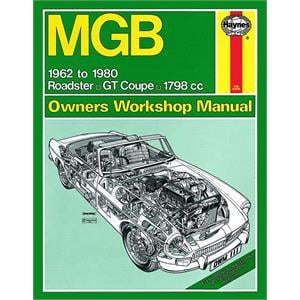 Haynes DIY Workshop Manuals, MG MGB GT MANuAL, Haynes