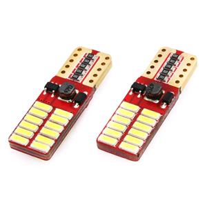 Bulbs   by Bulb Type, AMIO 12 24V 2,2W W5W 24smd LED Bulb   Twin Pack, AMIO