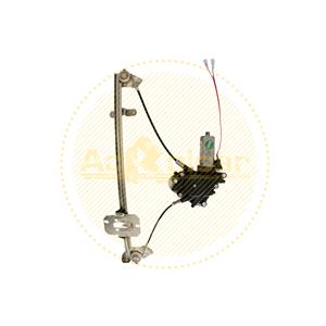 Window Regulators, Rear Right Electric Window Regulator (with motor) for ROVER 200 (RF), 1995 2000, 4 Door Models, WITHOUT One Touch/Antipinch, motor has 2 pins/wires, AC Rolcar