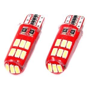 Bulbs   by Bulb Type, AMIO 12 24V 2W W5W 15smd LED Bulb   Twin Pack, AMIO