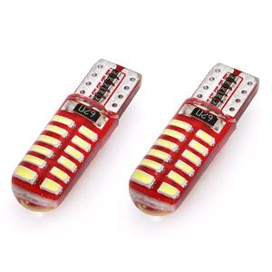 Bulbs   by Bulb Type, AMIO 12 24V 1,9W W5W 24smd LED Bulb   Twin Pack, AMIO