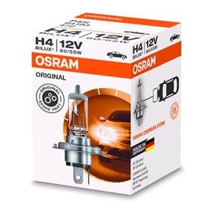 Fog Lamp Bulbs, Osram Original 12V 60/55W H4 P43t Bulb   Single, Osram