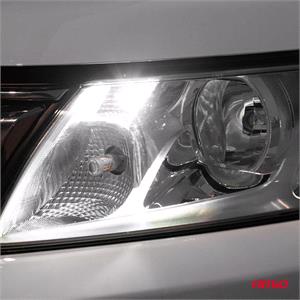 AMIO 12-24V 2,3W W5W 12smd LED Bulb - Twin Pack
