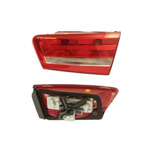 Lights, Right Rear Lamp (Inner, On Boot Lid, Bulb Type, Estate Only, Original Equipment) for Audi A6 Allroad 2011 on, 