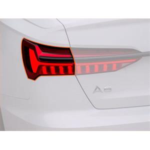 Lights, Left Rear Lamp (Outer, On Quarter Panel, LED, With Standard Indicator, With Chrome Trim, Original Equipment) for Audi A6 2018 on, 