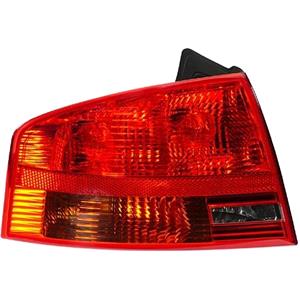 Lights, Left Rear Lamp (Outer, Saloon Only, Supplied With Bulbholder, Original Equipment) for Audi A4 2004 to 2008, 