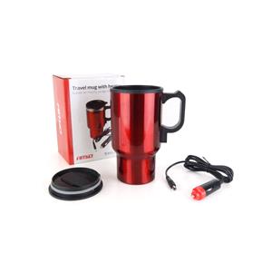 Flasks, 12v Warming Cup 450ml   Red, AMIO