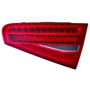 Lights, Right Rear Lamp (Inner, On Boot Lid, LED Type, Saloon Models, Original Equiment) for Audi A4 2012 to 2015, 