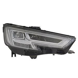 Lights, Right Headlamp (Full LED, Entry Level, With LED Curve Light & Daytime Running Light, Original Equipment) for Audi A4 2015 on, 