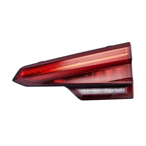 Lights, Right Rear Lamp (Inner, On Boot Lid, LED Type, Saloon Models, Original Equipment) for Audi A4 2015 to 2017, 