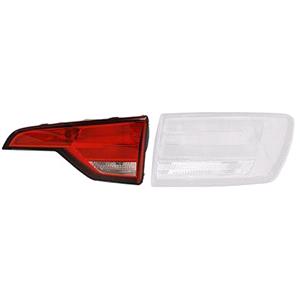 Lights, Right Rear Lamp (Inner, On Boot Lid, Standard Bulb Type, Supplied With Bulbholder, Estate Models Only, Original Equipment) for Audi A4 Avant 2015 2020, 
