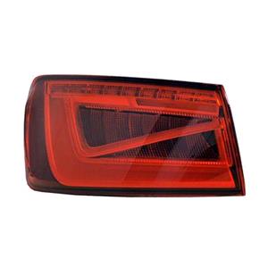 Lights, Left Rear Lamp (Outer, On Quarter Panel, LED Type, Saloon / Cabriolet Models) for Audi A3 Saloon 2014 2016, 