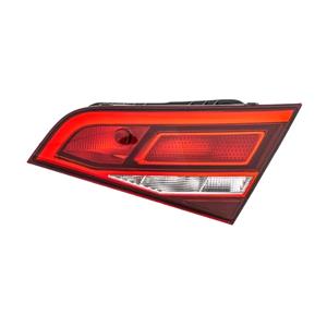 Lights, Right Rear Lamp (Inner, On Boot Lid, Standard Bulb Type, Supplied With Bulbs & Bulbholders) for Audi A3 Sportback 5 Door 2016 to 2019, 