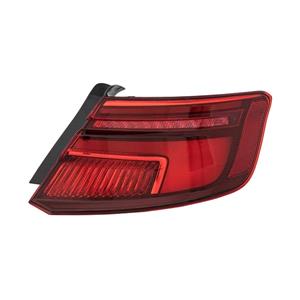 Lights, Right Rear Lamp (Outer, On Quarter Panel, LED Type, Without Wiping Effect Indicator) for Audi A3 Sportback 5 Door 2016 to 2019, 