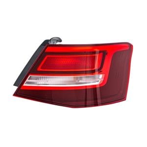 Lights, Right Rear Lamp (Outer, On Quarter Panel, Standard Bulb Type, Supplied With Bulbs) for Audi A3 3 Door 2016 to 2020, 