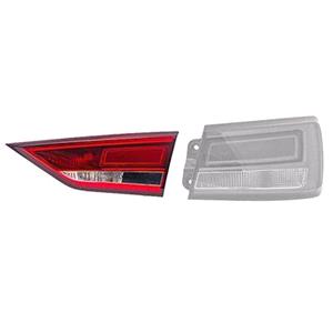 Lights, Right Rear Lamp (Inner, On Boot Lid, Standard Bulb Type, Supplied With Bulbholder, Saloon & Cabriolet Models, Original Equipment) for Audi A3 Saloon 2016 on, 