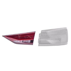 Lights, Right Rear Lamp (Inner, On Boot Lid, LED Type, Without Wiping Effect Indicator, Saloon & Cabriolet Models, Original Equipment) for Audi A3 Saloon 2016 on, 