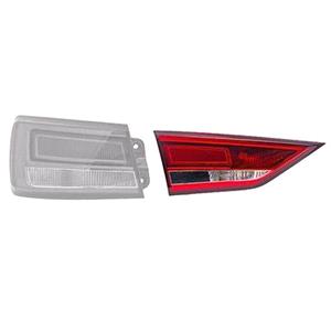 Lights, Left Rear Lamp (Inner, On Boot Lid, Standard Bulb Type, Supplied With Bulbholder, Saloon & Cabriolet Models, Original Equipment) for Audi A3 Saloon 2016 on, 