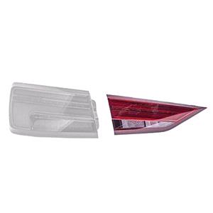 Lights, Left Rear Lamp (Inner, On Boot Lid, LED Type, With Wiping Effect Indicator, Saloon & Cabriolet Models, Original Equipment) for Audi A3 Saloon 2016 on, 