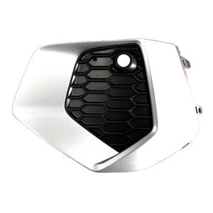 Grilles, Right Front Bumper Grille (Lower, With Holes for Parking Sensors, Matt Black With Silver Surround, Not For S Line Models) for Audi A3 Sportback 2019 to 2024, 