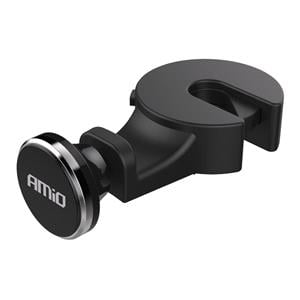 Interior Accessories, Magnetic Car Headrest Mount Holder with Coat Hook, AMIO