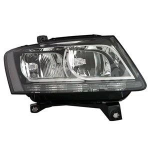 Lights, Right Headlamp (Halogen, Takes H7 / H7 Bulbs, Supplied With Bulbs & Motor, Original Equipment) for Audi Q5 2013 2016, 