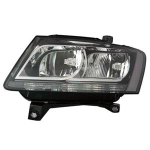 Lights, Left Headlamp (Halogen, Takes H7 / H7 Bulbs, Supplied With Bulbs & Motor, Original Equipment) for Audi Q5 2013 2016, 