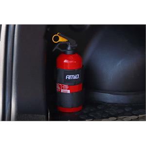 Emergency and Breakdown, Velcro Strap Holder For Car Fire Extinguisher, AMIO