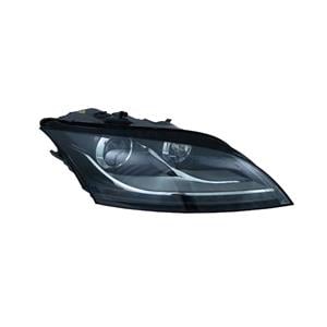 Lights, Right Headlamp (Xenon, With LED Daytime Running Lamp, Original Equipment) for Audi TT Roadster 2007 to 2009, 