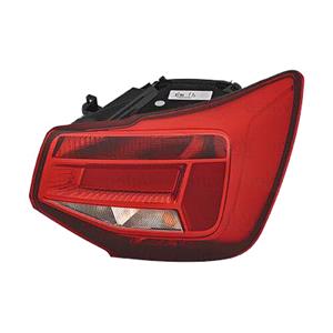 Lights, Right Rear Lamp (Standard Bulb Type, Supplied With Bulbholder, Original Equipment) for Audi Q2 2016 on, 