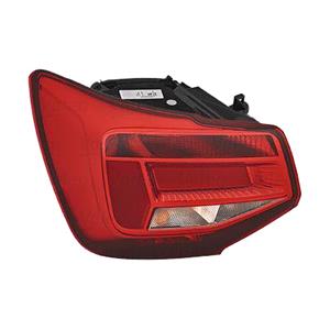 Lights, Left Rear Lamp (Standard Bulb Type, Supplied With Bulbholder, Original Equipment) for Audi Q2 2016 on, 