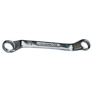 Ring Spanners, Elora 02589 4mm x 4.5mm Midget Deep Crank Metric Ring Spanner, Elora