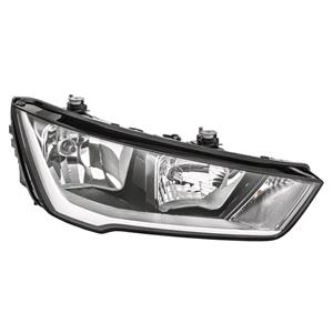 Lights, Right Headlamp (Halogen, Takes H7 / H15 Bulbs, Supplied With Motor) for Audi A1 Sportback 5 Door 2011 2018, 