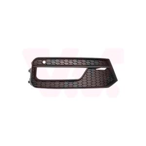Grilles, Audi A1 3 Door 2015 2018 RH Front Bumper Grille, With Hole For Fog Lamp, Not For S Line Models, 