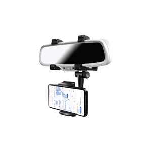 Phone Holder, Phone Holder For Rear View Mirror   Fully Adjustable, AMIO