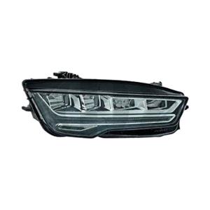 Lights, Right Headlamp (LED, With LED Daytime Running Light, Without Wiping Effect, Supplied Without  LED Modules or Fan, Original Equipment) for Audi A7 Sportback 2014 2018 , 