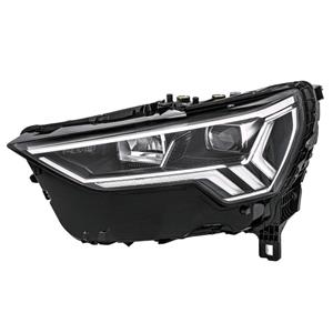 Lights, Left Headlamp (LED, With Dynamic Bending Light, Supplied Without LED Control Modules, Original Equipment) for Audi Q3 2018 Onwards, 