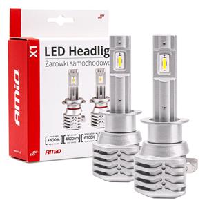 Bulbs   by Bulb Type, X1 mini 44W Series H1 Headlight Bulb, AMIO