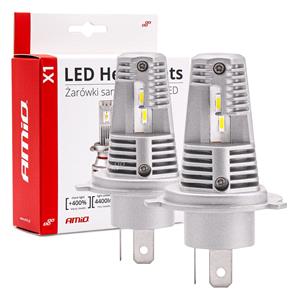 Bulbs   by Bulb Type, X1 mini 44W Series H4 Headlight Bulb, AMIO