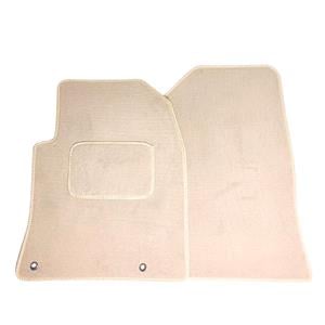 Car Mats, Luxury Tailored Car Mats (Front Only) in Beige for Citroen Berlingo Van  2002 2008   2 Piece   No Clips Required, Luxury Tailored Car Mats